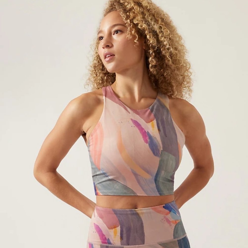 Athleta Conscious Crop Bra D+